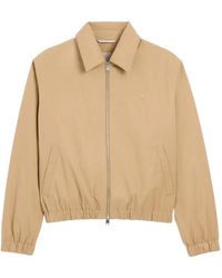 Ami Paris - Cotton Padded-Jacket With Ami De Coeur - Lyst