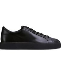 Högl - Carly Leather Lace-Up Sneakers - Lyst