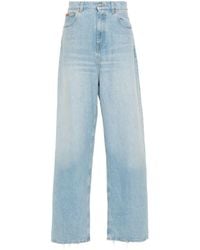 Martine Rose - Distressed Straight Jeans - Lyst