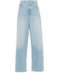 Martine Rose - Jeans dritti con effetto vissuto - Lyst