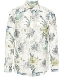 Etro - Camisa con estampado floral - Lyst