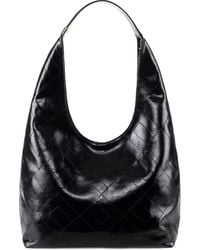Elisabetta Franchi - Quilted Leather Shoulder Bag - Lyst