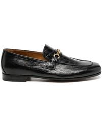 Tom Ford - Crocodile-Embossed Leather Loafers - Lyst