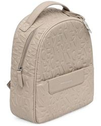 ARMANI EXCHANGE - Logo-Embossed Backpack - Lyst