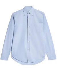 Fortela - Button-Down-Collar Chest-Pocket Shirt - Lyst
