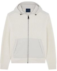 Paul & Shark - Rib-Knit Hoodie - Lyst