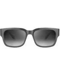 Bugatti - Tortoise-Effect Rectangle-Frame Sunglasses - Lyst