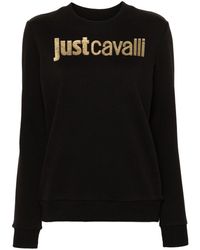 Just Cavalli - Logo-print Cotton Sweatshirt - Lyst