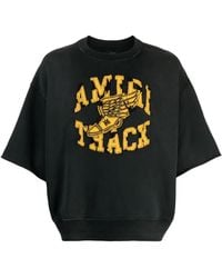 Amiri - Logo-Appliqué Cotton Sweatshirt - Lyst
