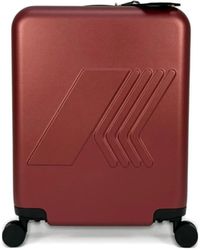 K-Way - Embossed-Logo Wheeled Luggage - Lyst