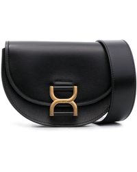 Chloé - Mini Marcie Leather Shoulder Bag - Lyst
