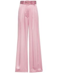Zimmermann - Trousers Pink - Lyst