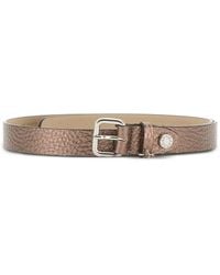 Gianni Chiarini - Maxi-Grain Leather Belt - Lyst