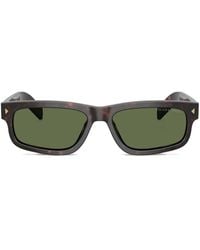 Prada - Rectangle-Frame Sunglasses - Lyst
