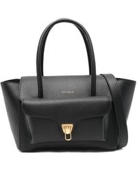 Coccinelle - Sac Cabas Double Beat En Cuir De Veau - Lyst