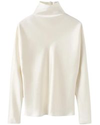 Almada Label - Maddy High-Neck Shirt - Lyst