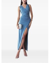 BWLDR - Ruched Sleeveless Maxi Dress - Lyst