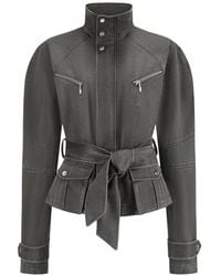 Oude Waag - Washed Belted Jacket - Lyst