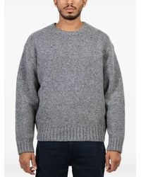 FRAME - Gerippter Sailor Strick mit Rundhalsausschnitt - Lyst