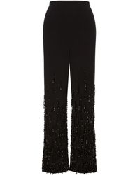 Alberta Ferretti - ビーズディテール パンツ - Lyst