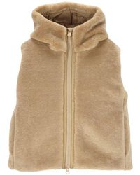 Save The Duck - Hooded Faux-Fur Gilet - Lyst