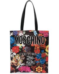 Moschino - Large Floral-print Tote Bag - Lyst