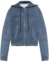 Rag & Bone - Hooded Denim Jacket - Lyst
