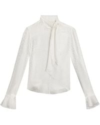 Isabel Marant - Raphaella Ruffled-Cuff Blouse - Lyst