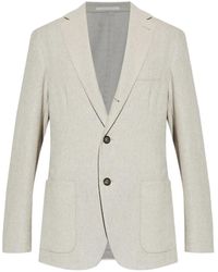 Eleventy - Two-Button Patch-Pocket Blazer - Lyst