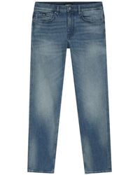 BOSS - Logo-Patch Jeans - Lyst