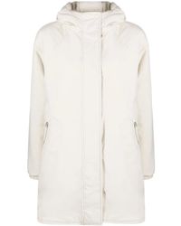Woolrich - Abrigo Reversible Con Capucha - Lyst