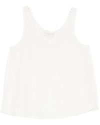 forte_forte - Scallop-Trim Top - Lyst