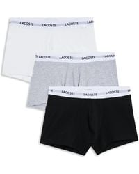 Lacoste - Boxershorts Mit Logo (3Er-Set) - Lyst