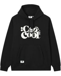 Chocoolate - Logo-Print Hooded Sweatshirt - Lyst