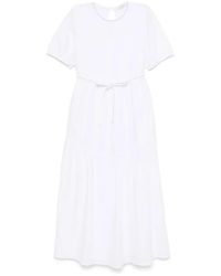 Peserico - Midi-Jurk Met Kralendetail - Lyst
