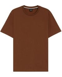 BOSS - Logo-Print Crew-Neck T-Shirt - Lyst