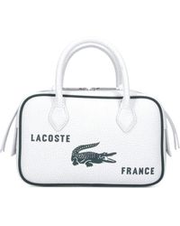Lacoste - Logo Print Tote Bag - Lyst