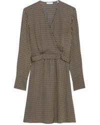 Marc O' Polo - Geometric-Pattern Wrap Dress - Lyst