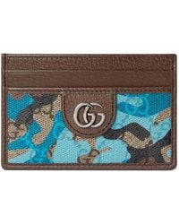 Gucci - Tarjetero con motivo GG - Lyst