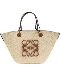 Loewe - Medium Anagram Basket Raffia Tote Bag - Lyst
