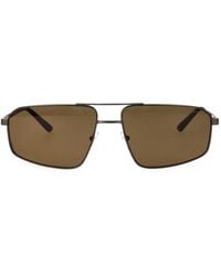 Emporio Armani - Geometric-Frame Sunglasses - Lyst