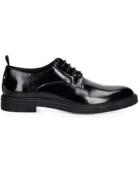BOSS - Polished Leather Derby Shoes - Lyst