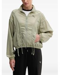 PUMA - Dare To Drawstring-Hem Panelled Jacket - Lyst