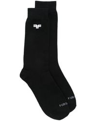 Fursac - Logo-Embroidered Socks - Lyst
