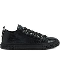 Giuseppe Zanotti - Blabber Sneakers Mit Kroko-Effekt - Lyst