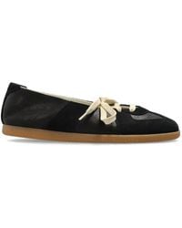 Maison Margiela - Replica Lace-Up Ballet Flats - Lyst