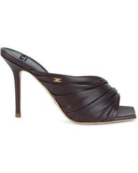 Elisabetta Franchi - Nappa Leather Sandals - Lyst
