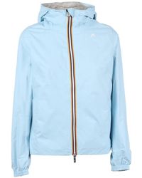 K-Way - Colourblock Hooded Jacket - Lyst