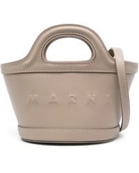 Marni - Micro Tropicalia Leather Tote Bag - Lyst