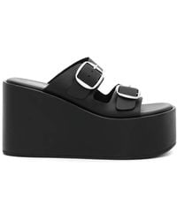 Coperni - Buckle Wedges Sandals - Lyst
